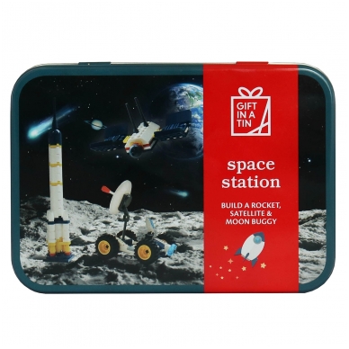 Apollo station in a tin